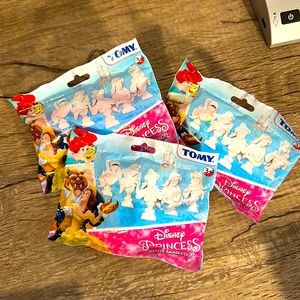 LOT OF 3 - Tomy Disney Princess Statue Collection NEW